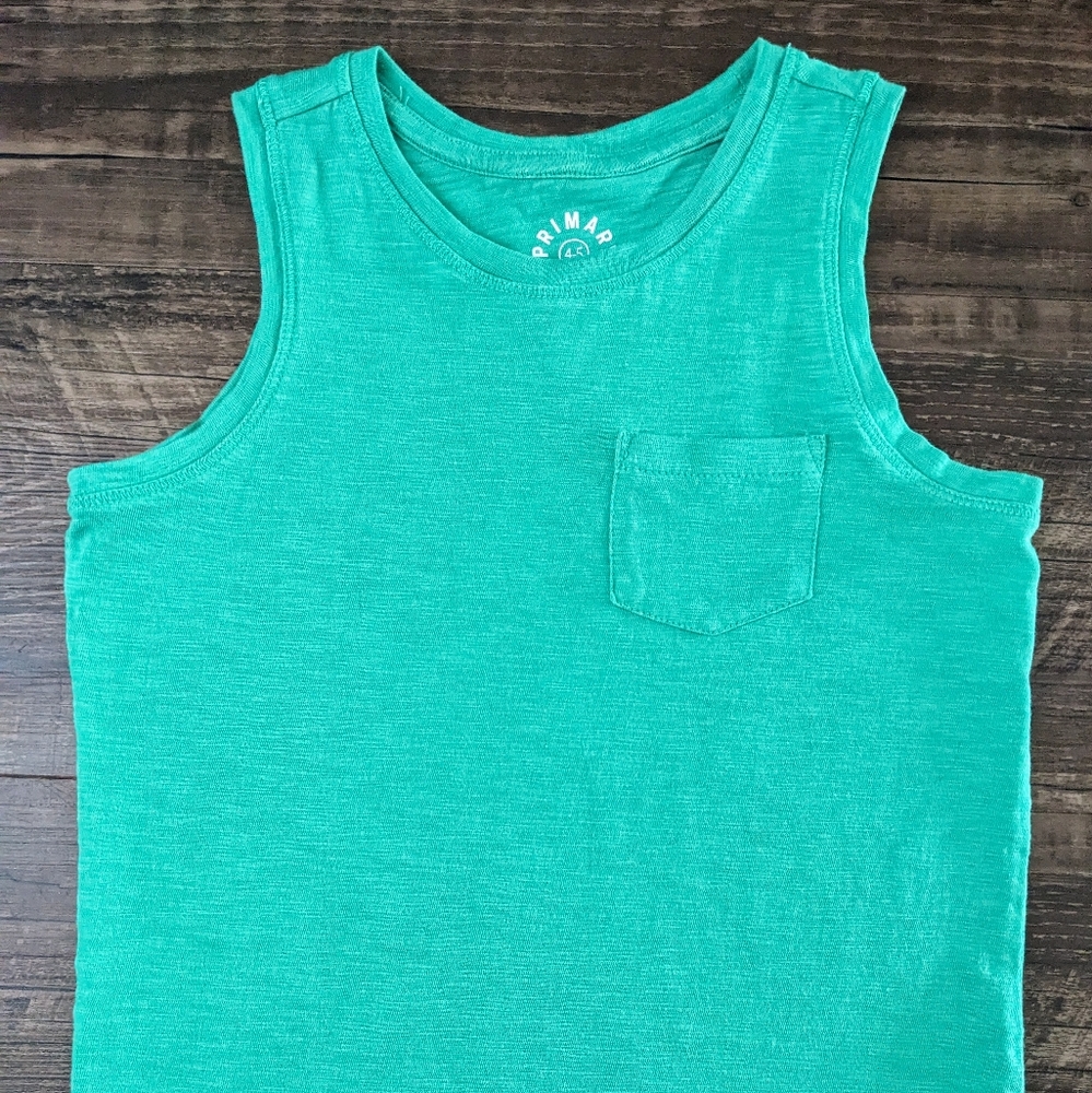 Primary Green Tank Top